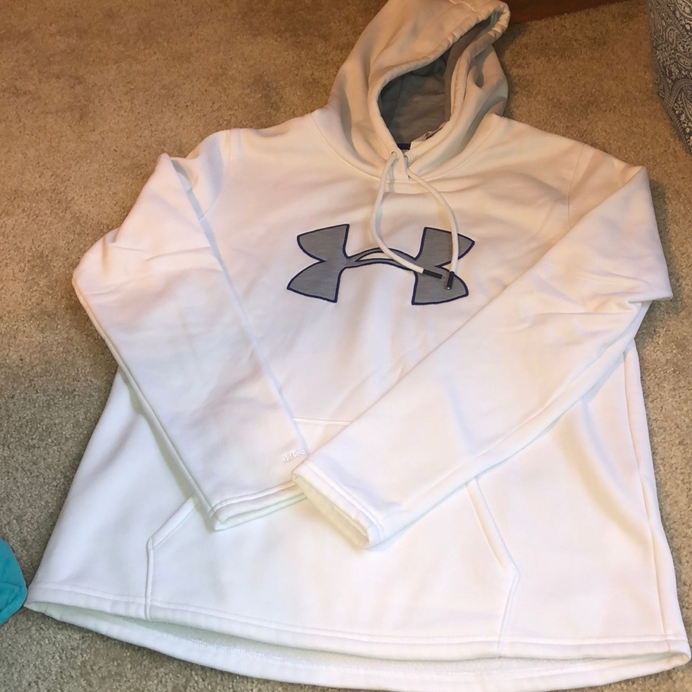 UA storm white hoody